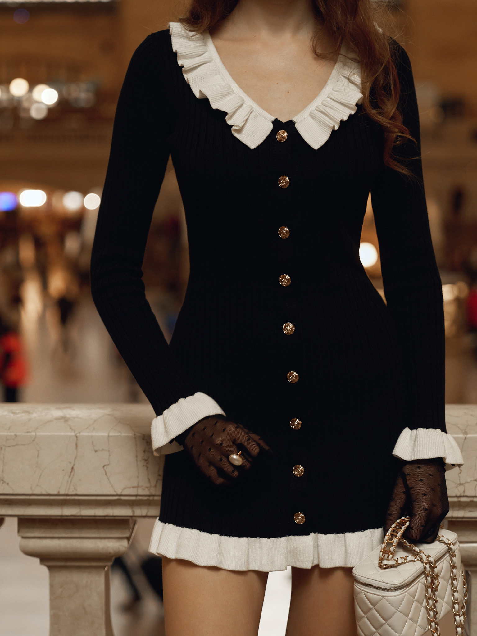 slim fit dress slacks Carrea Relaxed Liquid Jersey Dress main image 0