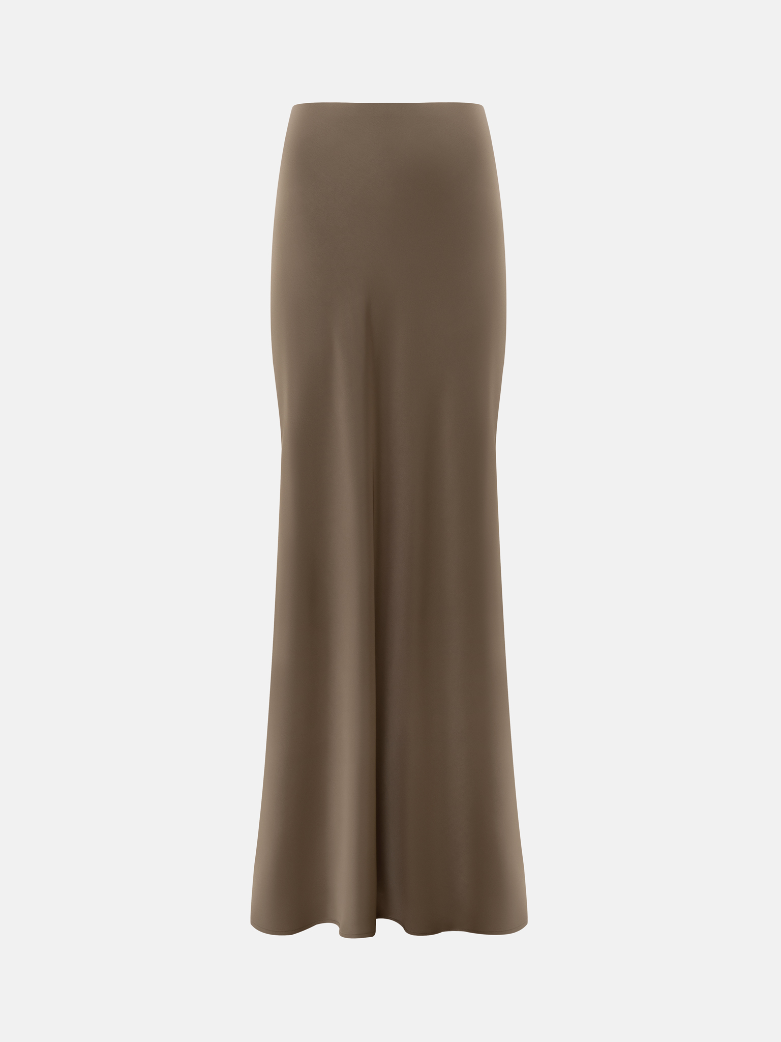 Flared floor length maxi skirt