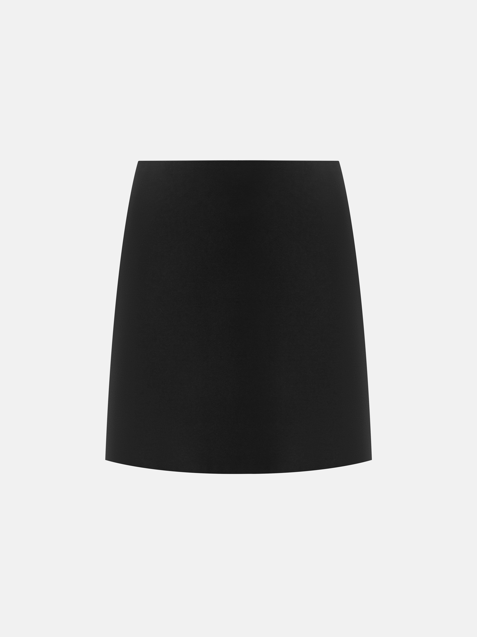 Straight mini skirt