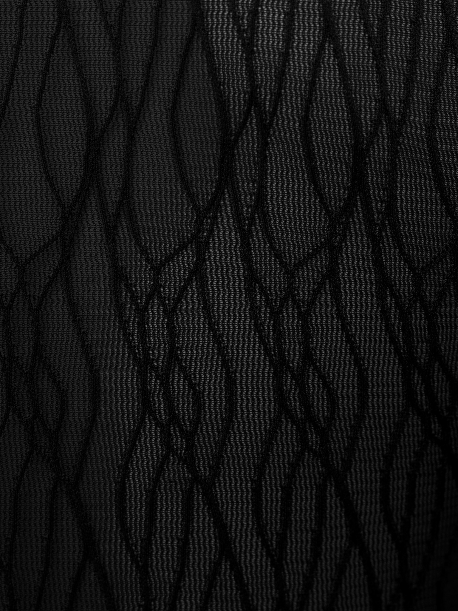 Лонгслив из сетки с ажурным узором