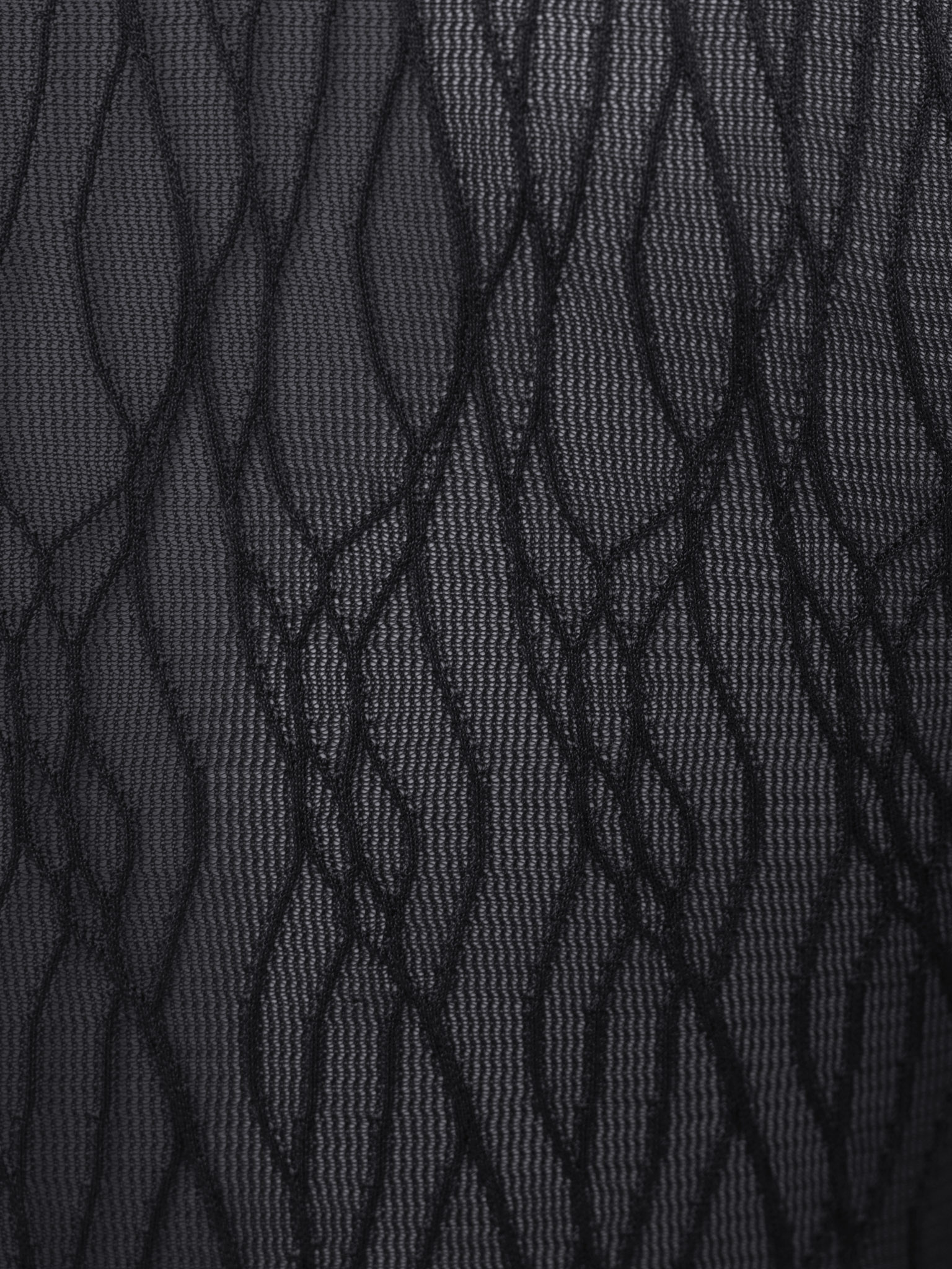 Лонгслив из сетки с ажурным узором