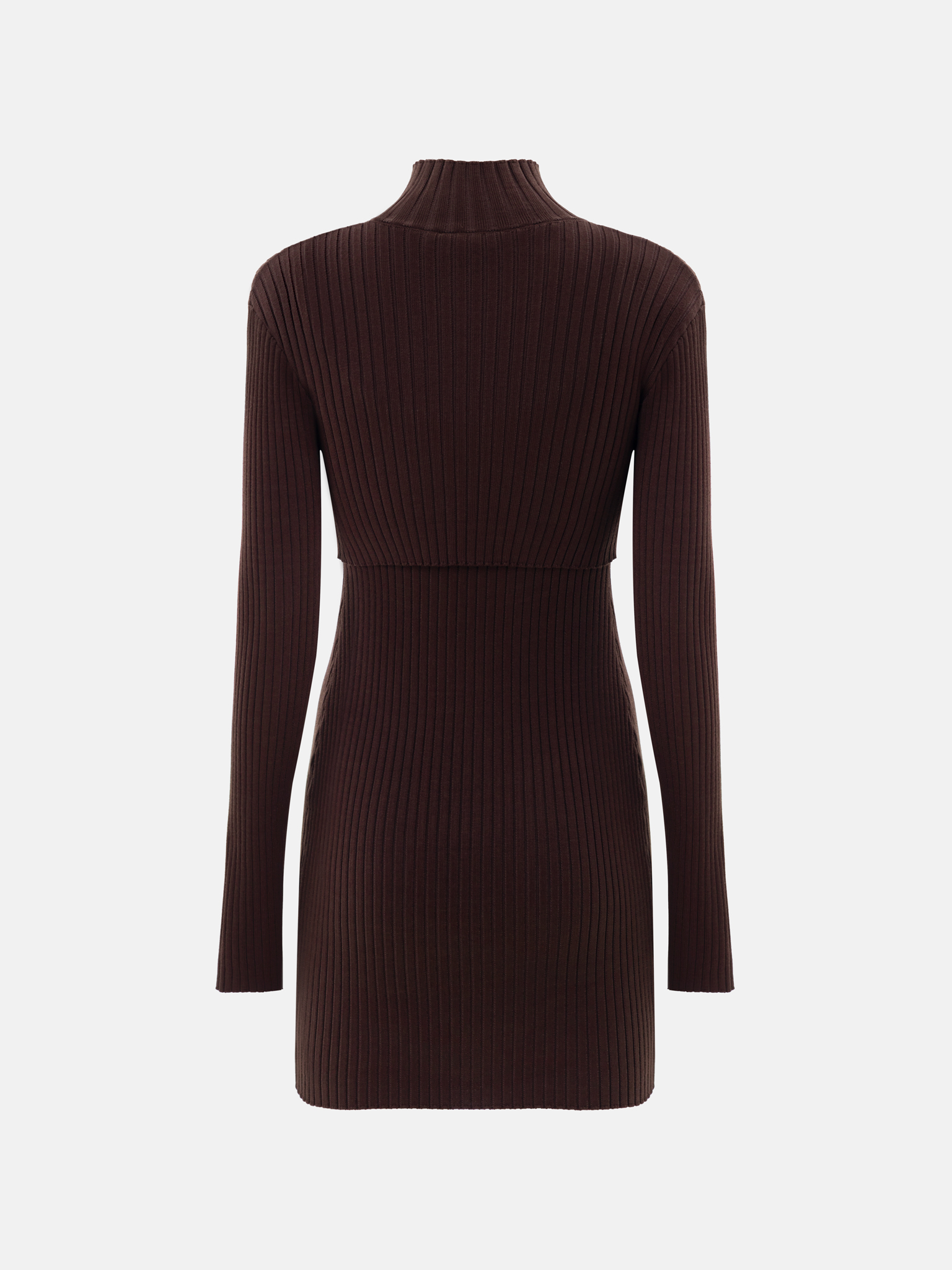 Mini jersey dress with tonal bolero