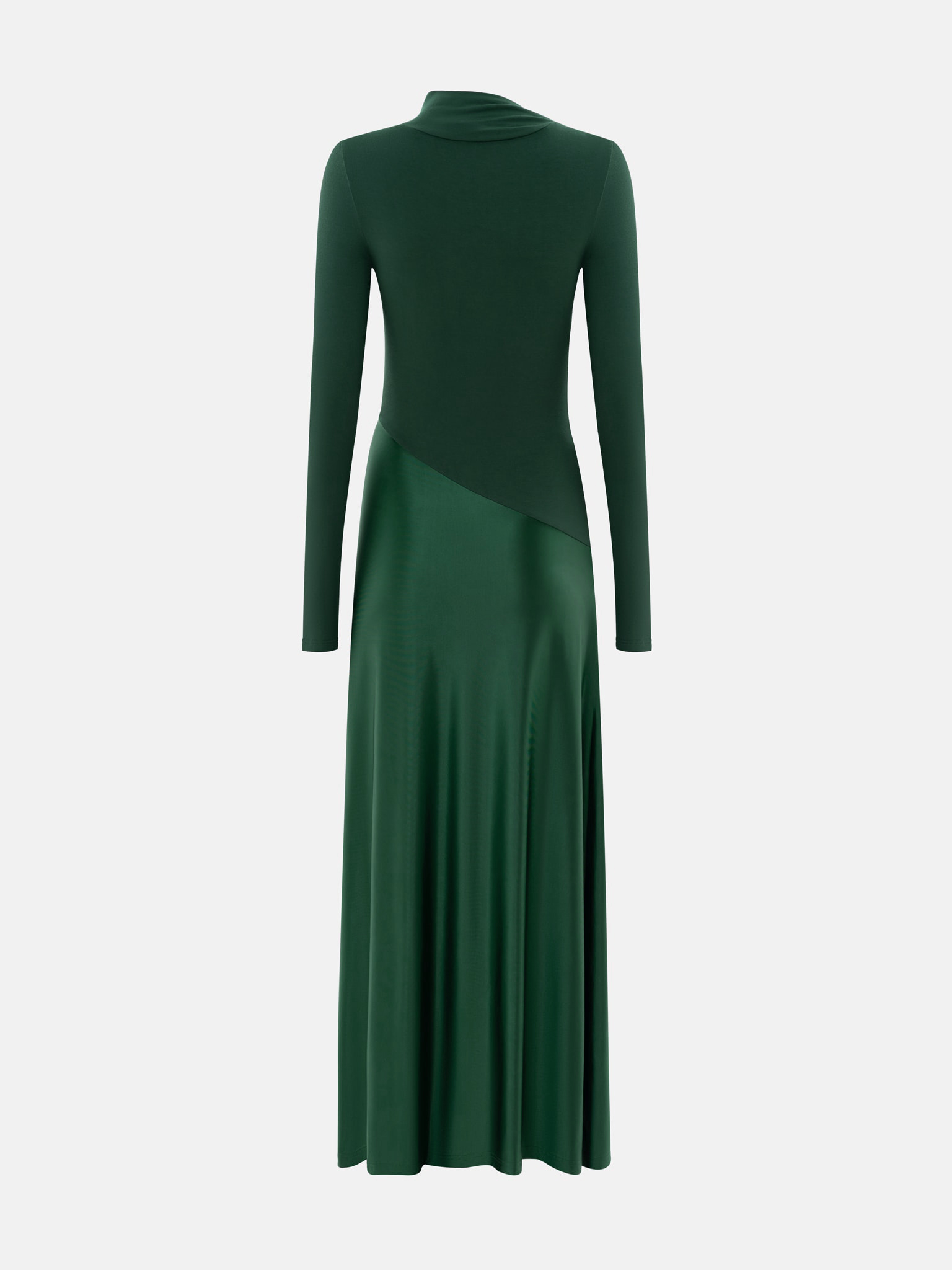 Combination maxi dress with detachable skirt