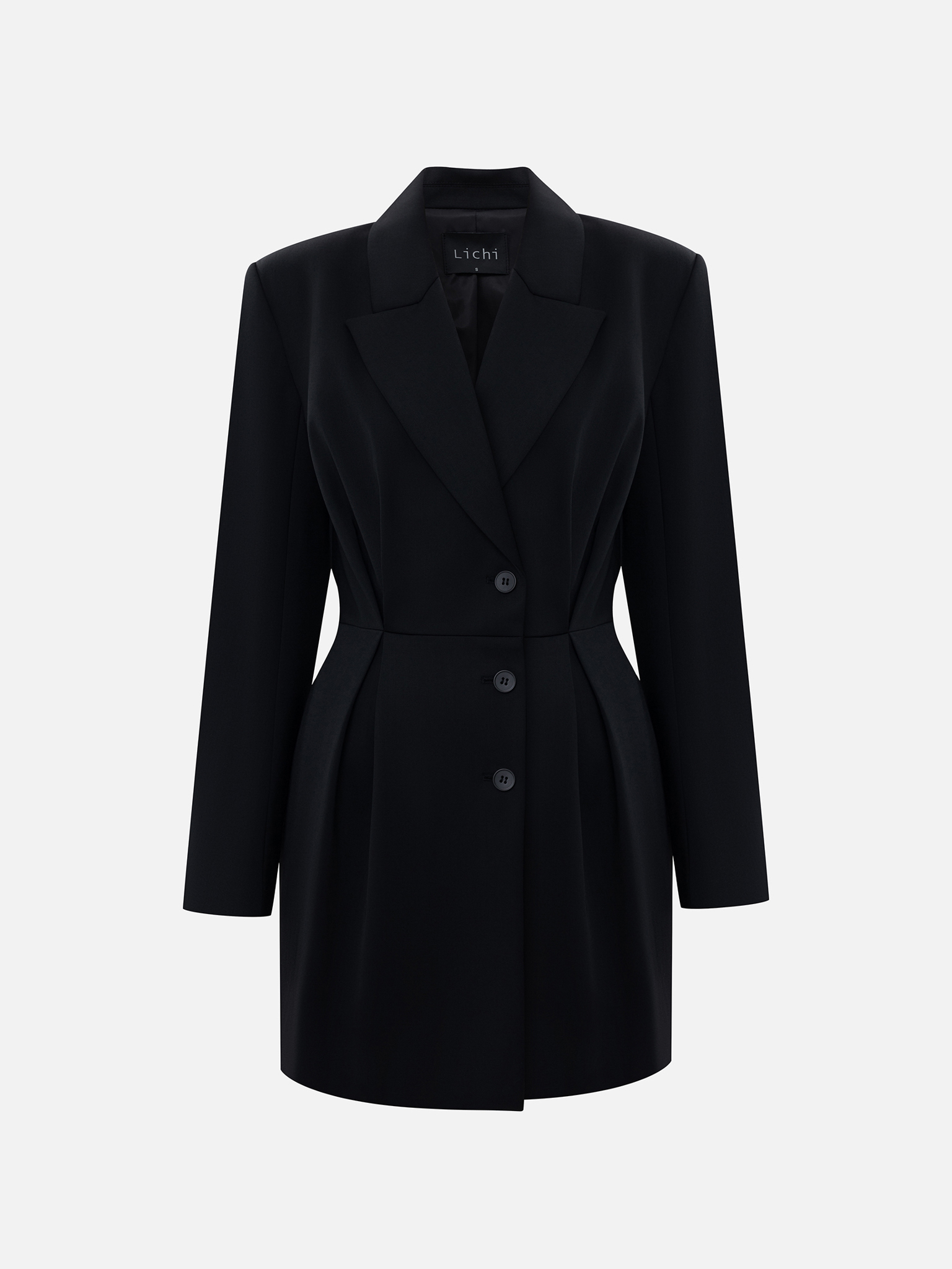 Mini jacket dress with matching buttons