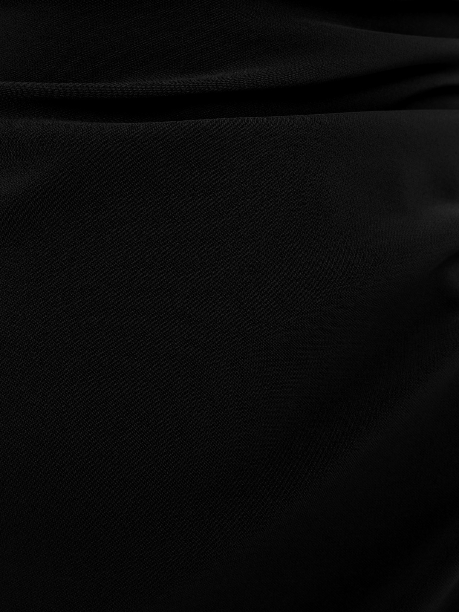 Fitted midi dress with a shoulder cape