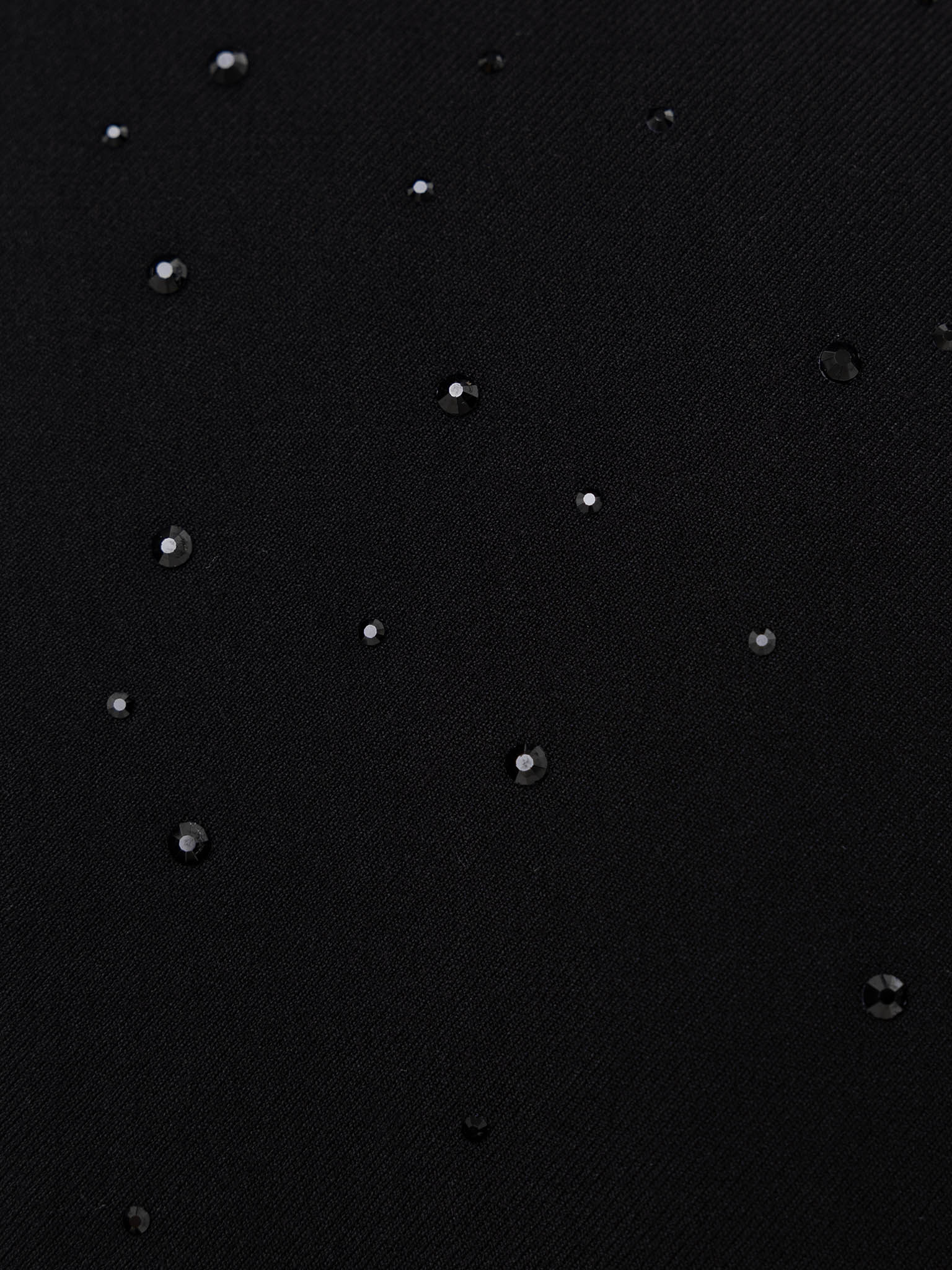 Fitted jacket with rhinestones