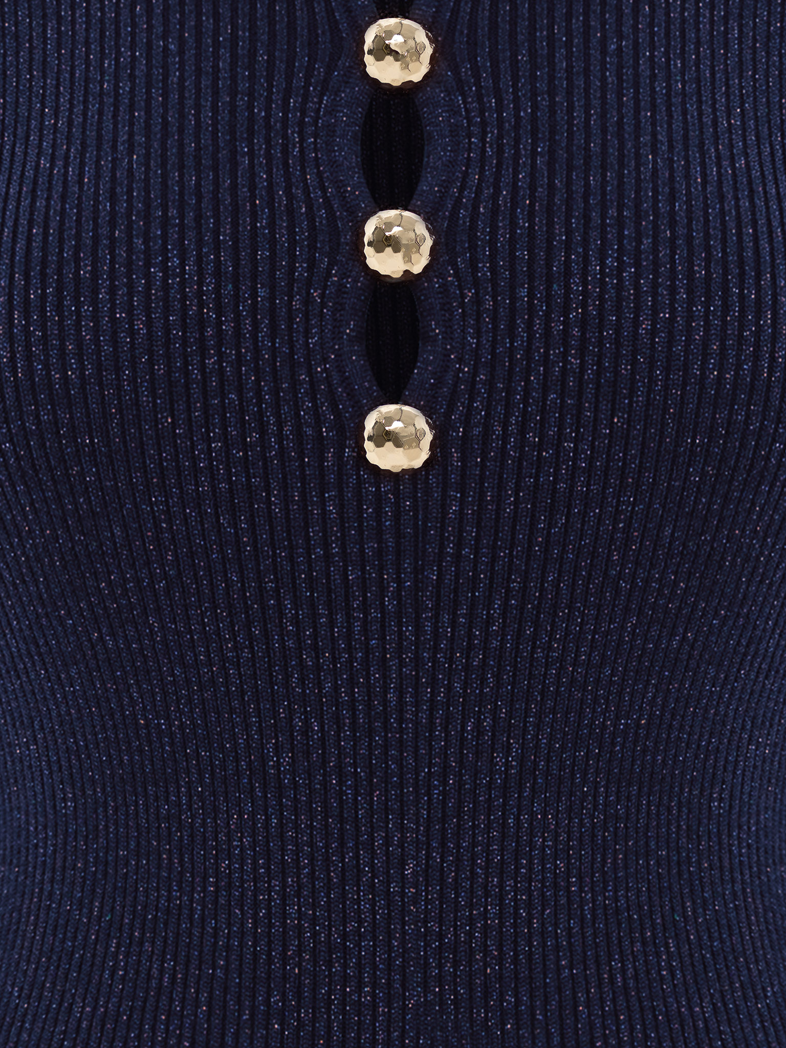 Viscose midi dress with a metallic sheen