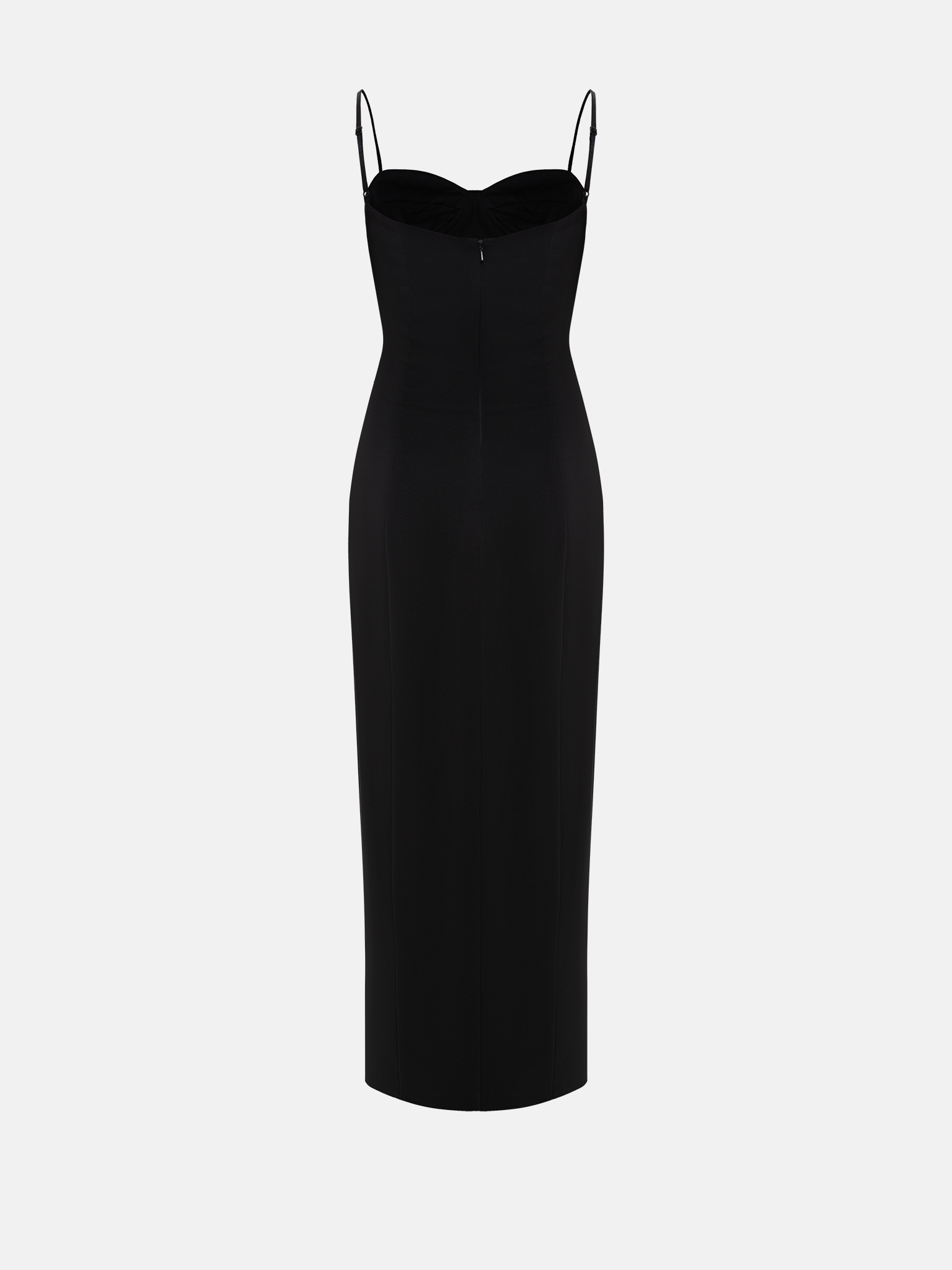 Maxi bodycon dress with thin straps :: LICHI - Online fashion store