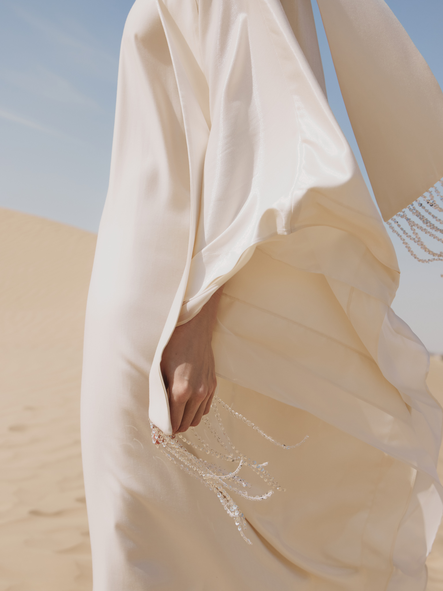 Viscose maxi dress with matching wide scarf