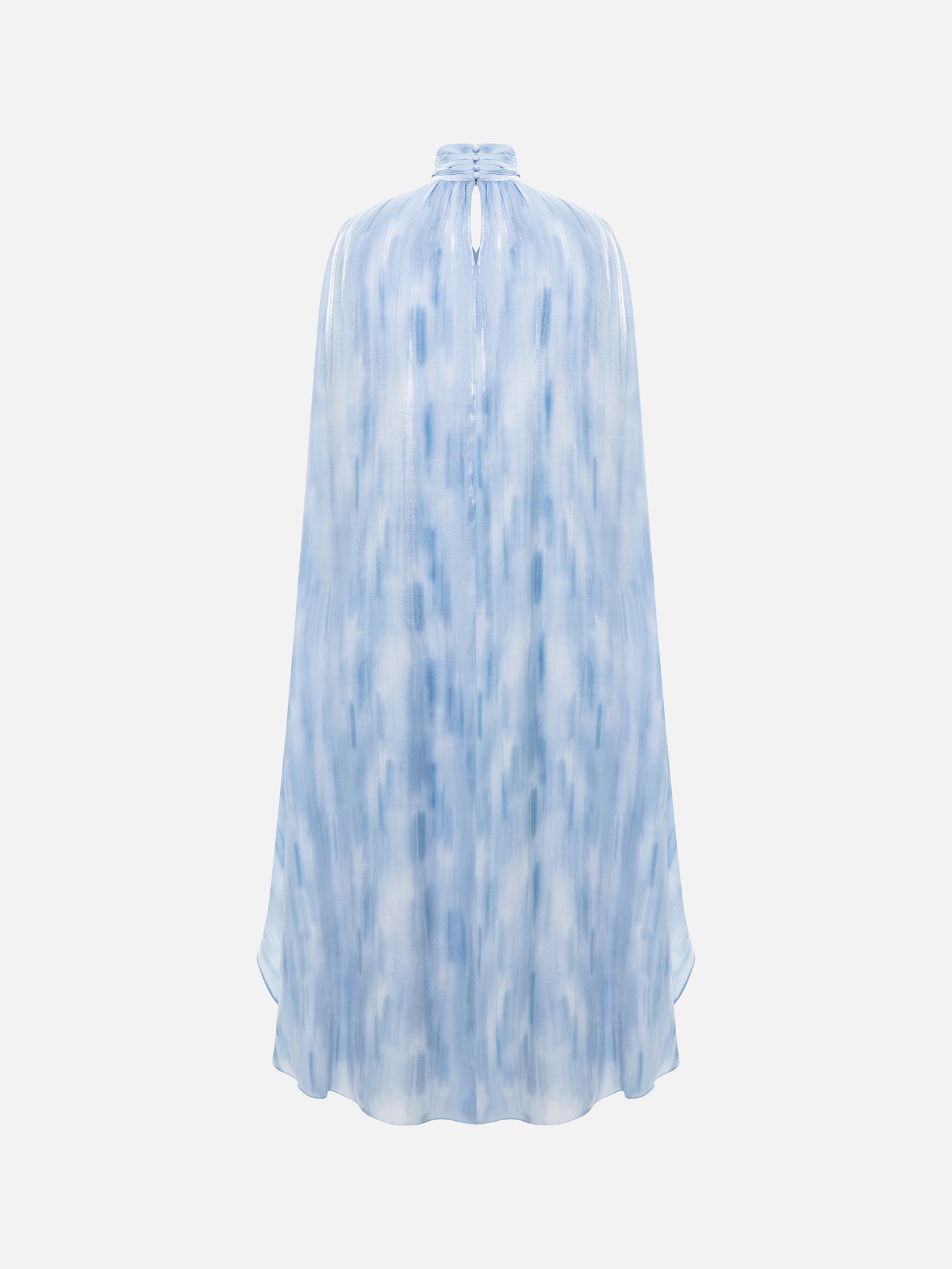 Lightweight viscose maxi dress with a gradient