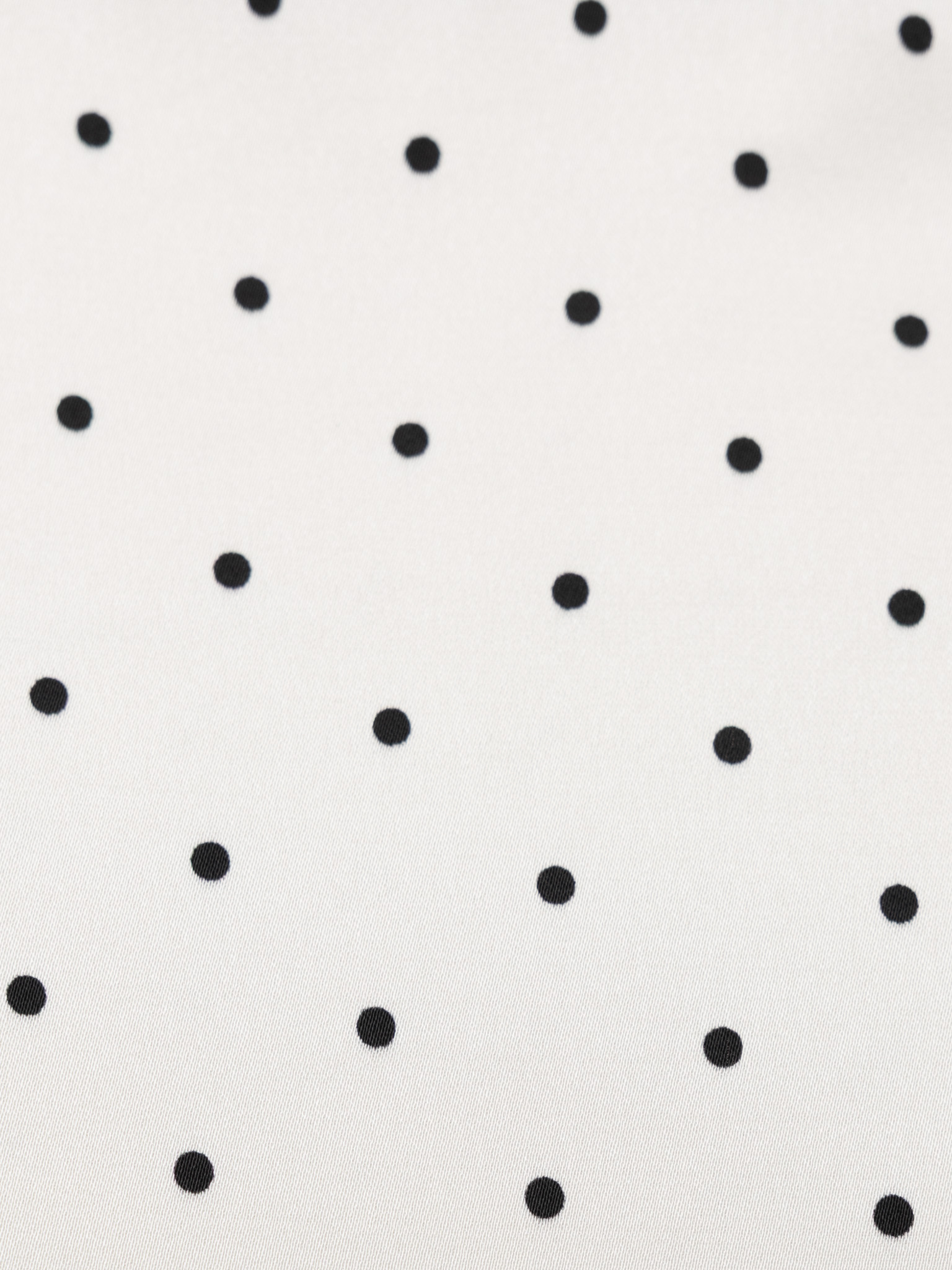 Polka dot mini skirt with lace trim
