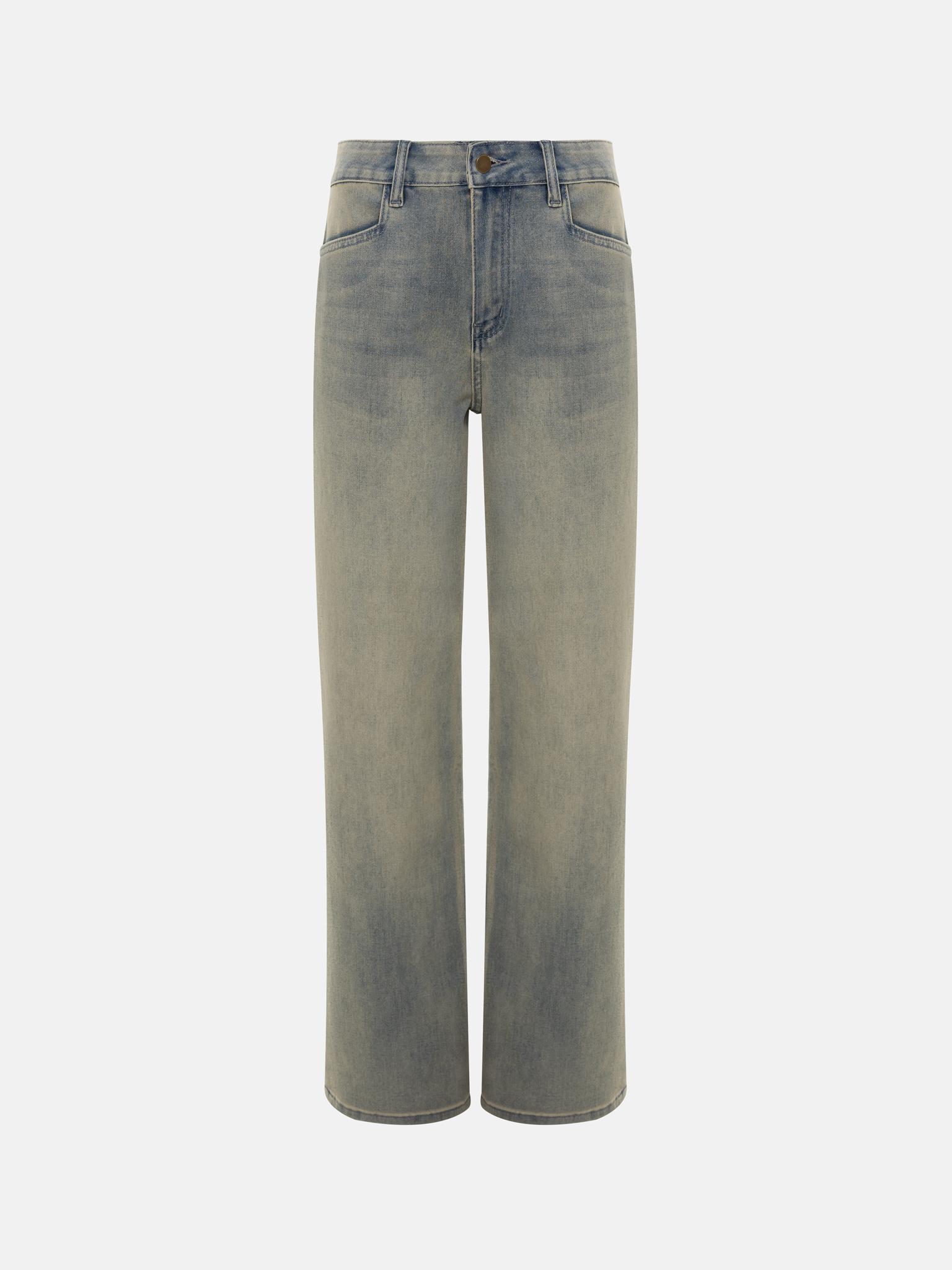 Loose light-wash denim jeans