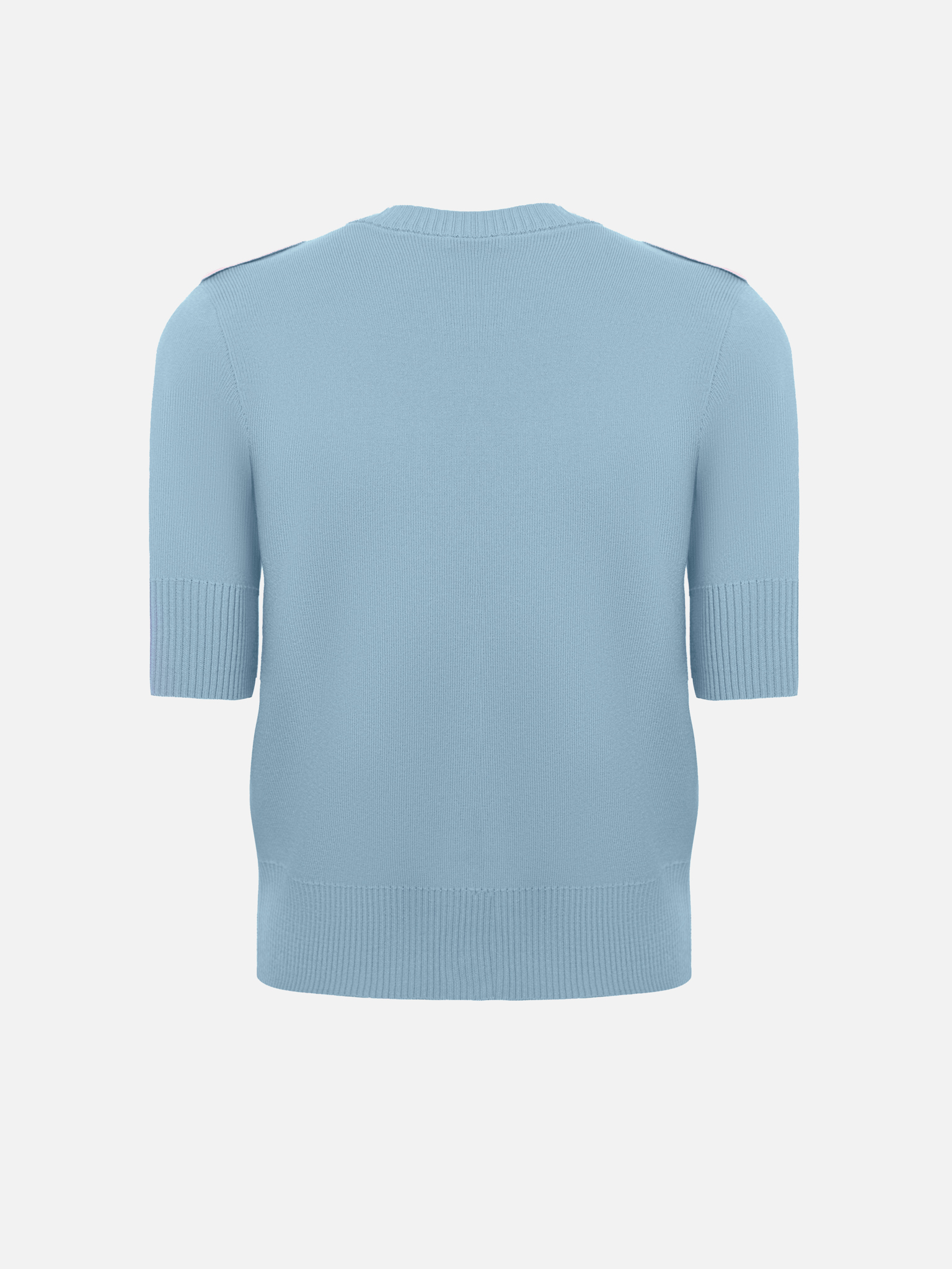 Трикотажный кардиган с короткими рукавами и золотистой фурнитурой