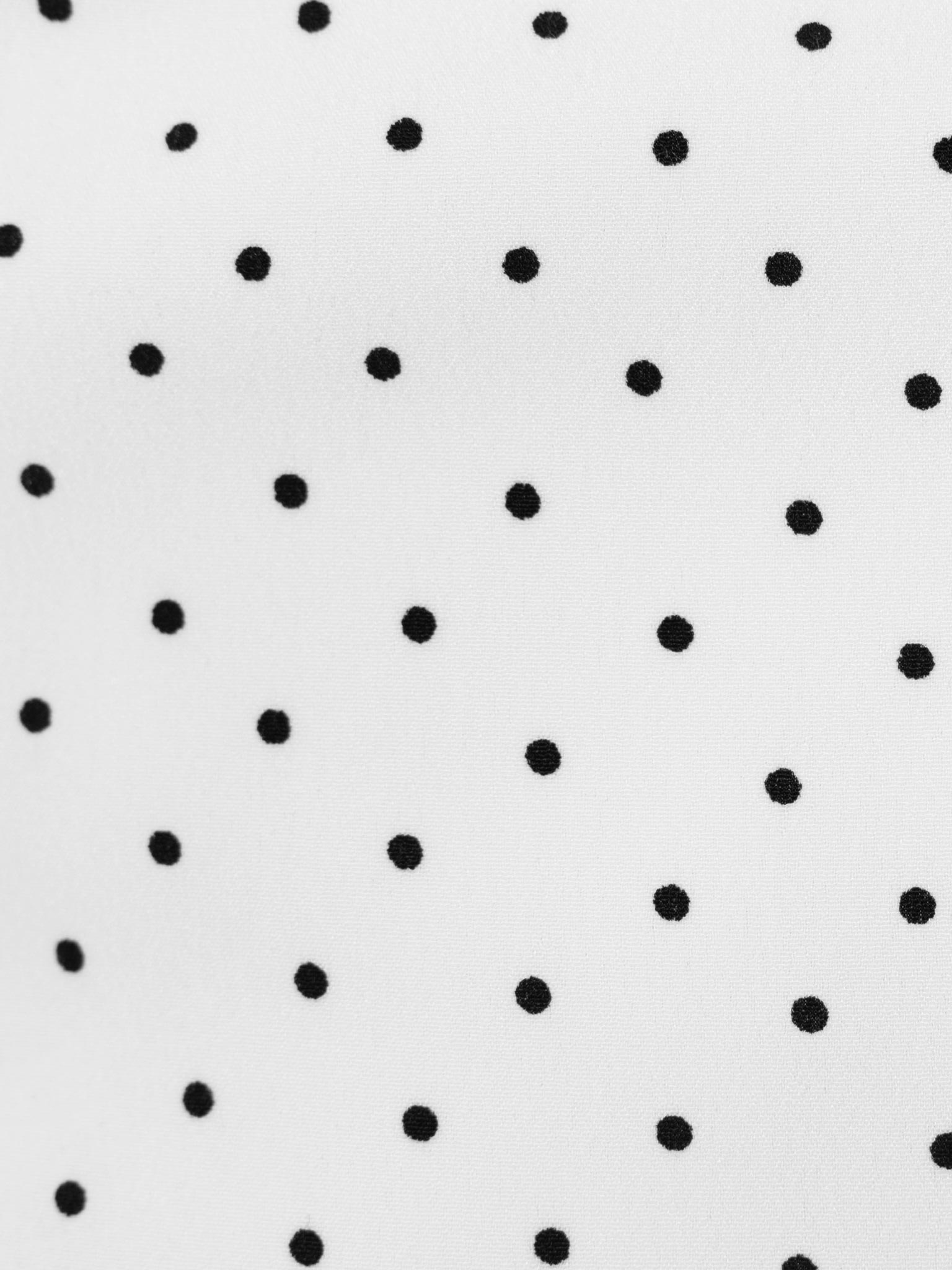 Small polka dot top with chest draping