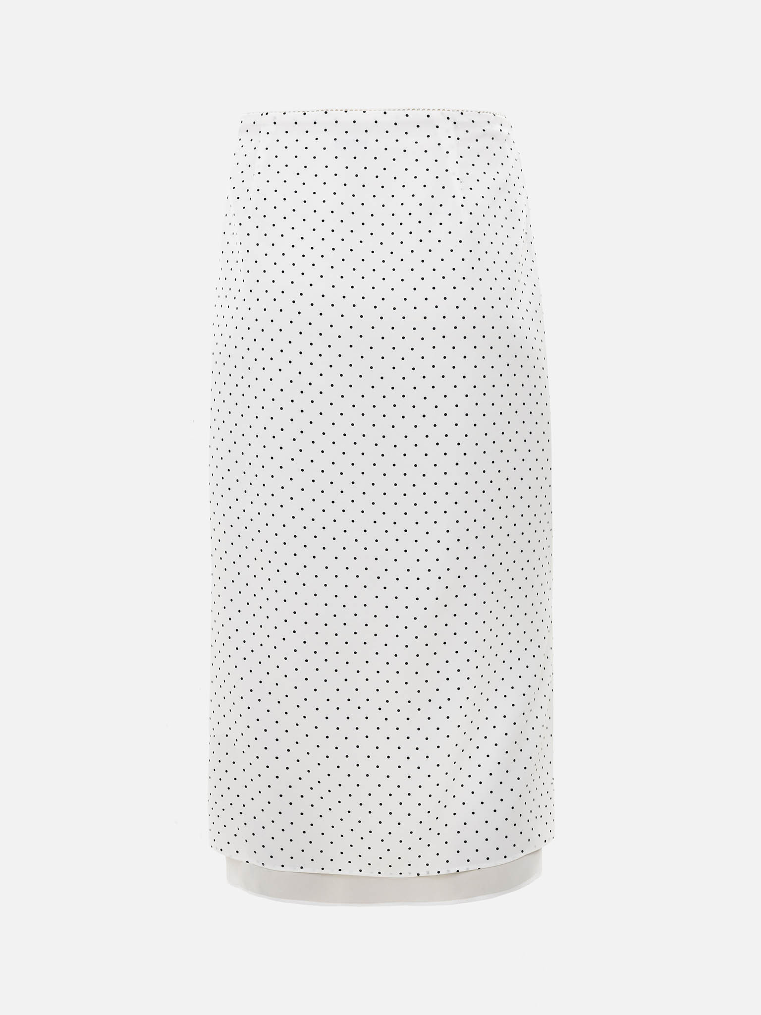 Small polka dot midi skirt
