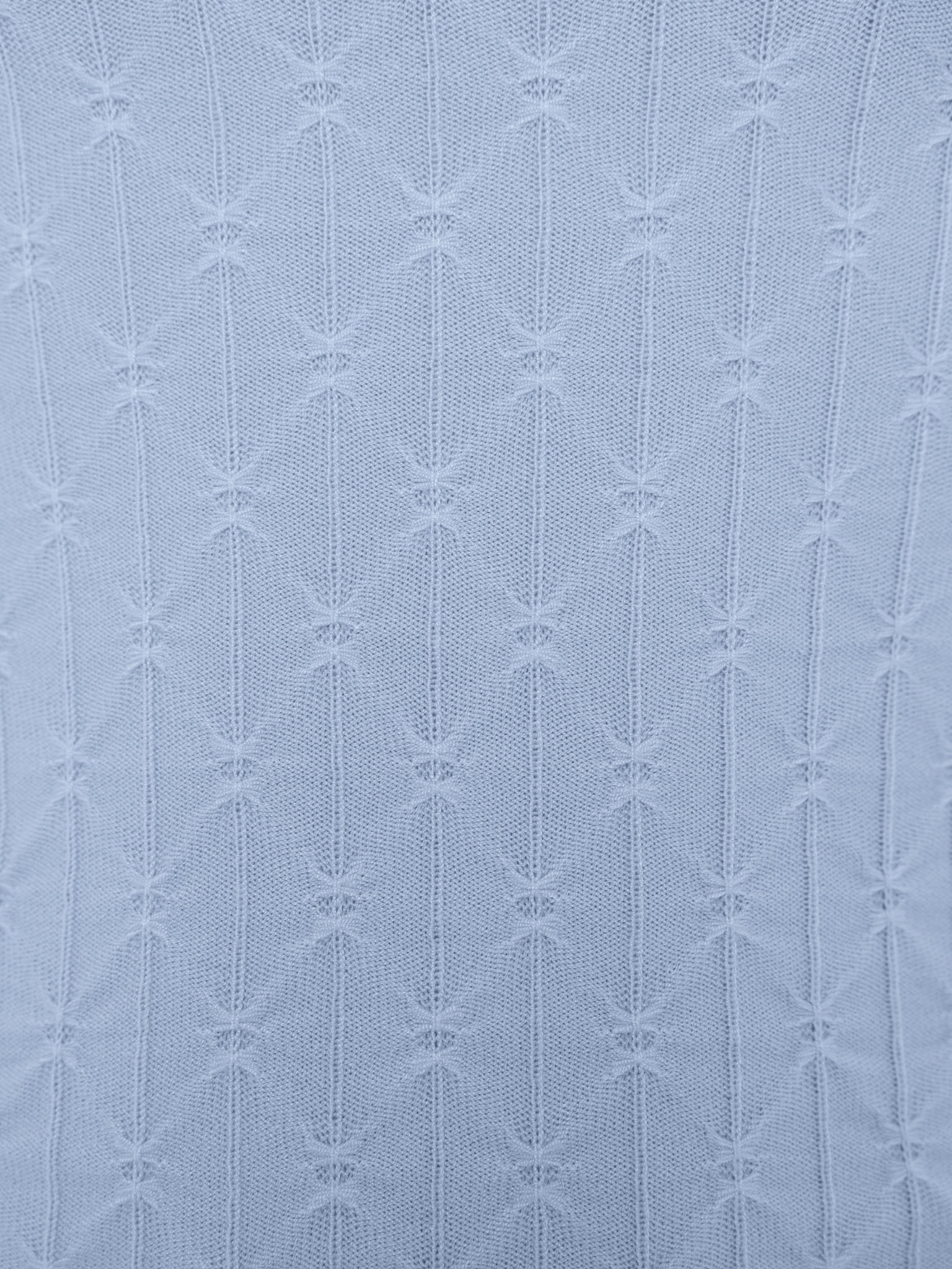 Polo shirt in textured knit with large buttons