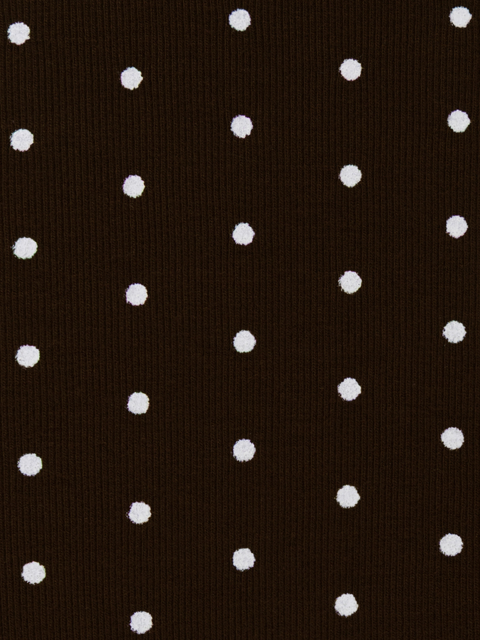 Polka dot viscose midi skirt