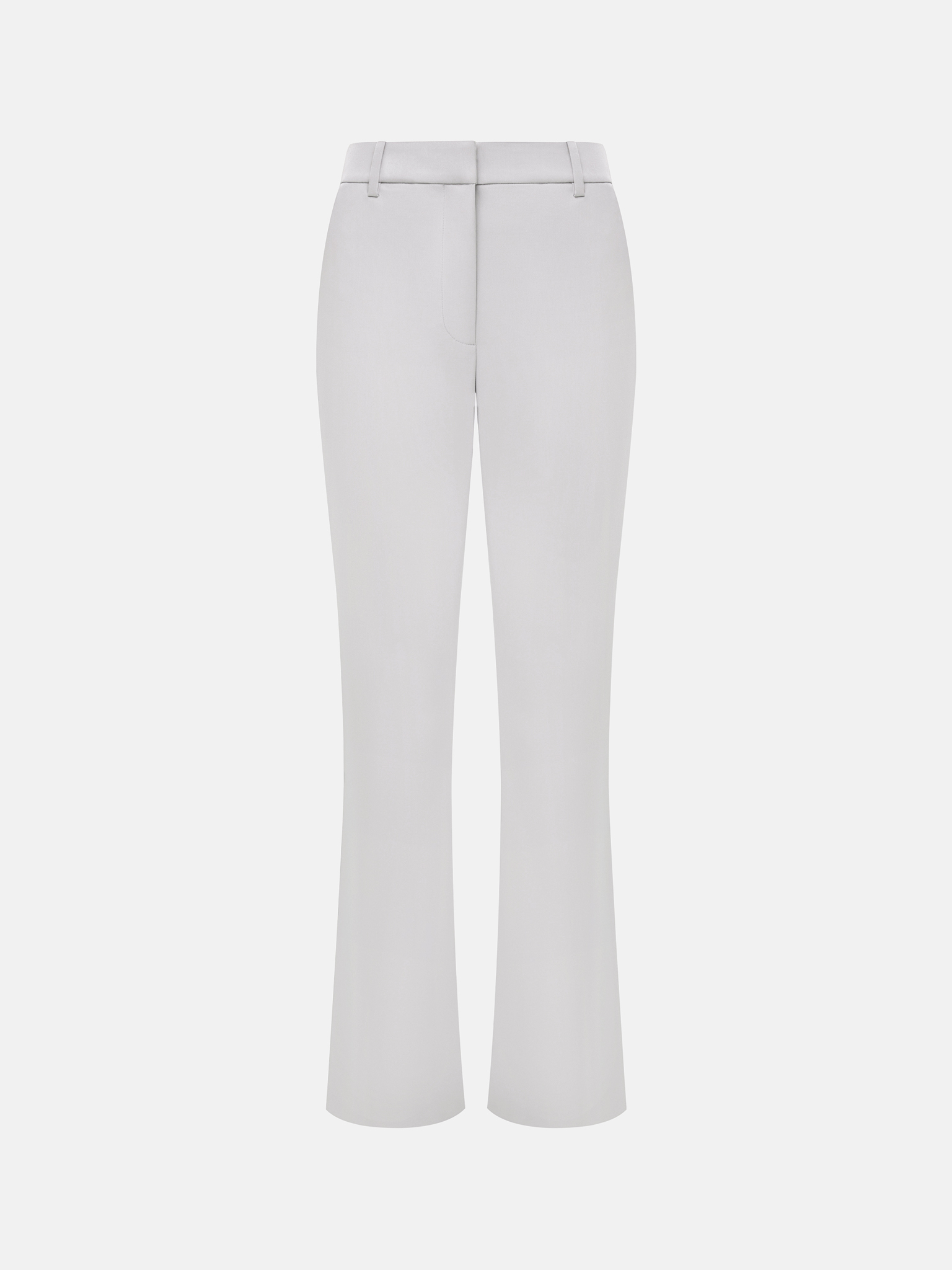 Straight mid-rise trousers