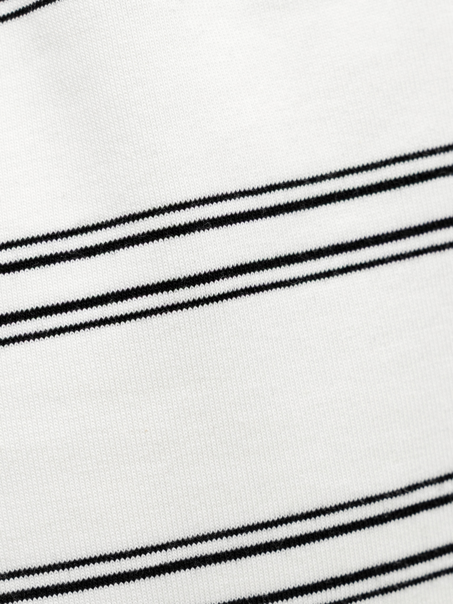 Cotton mini shorts with contrasting stripes