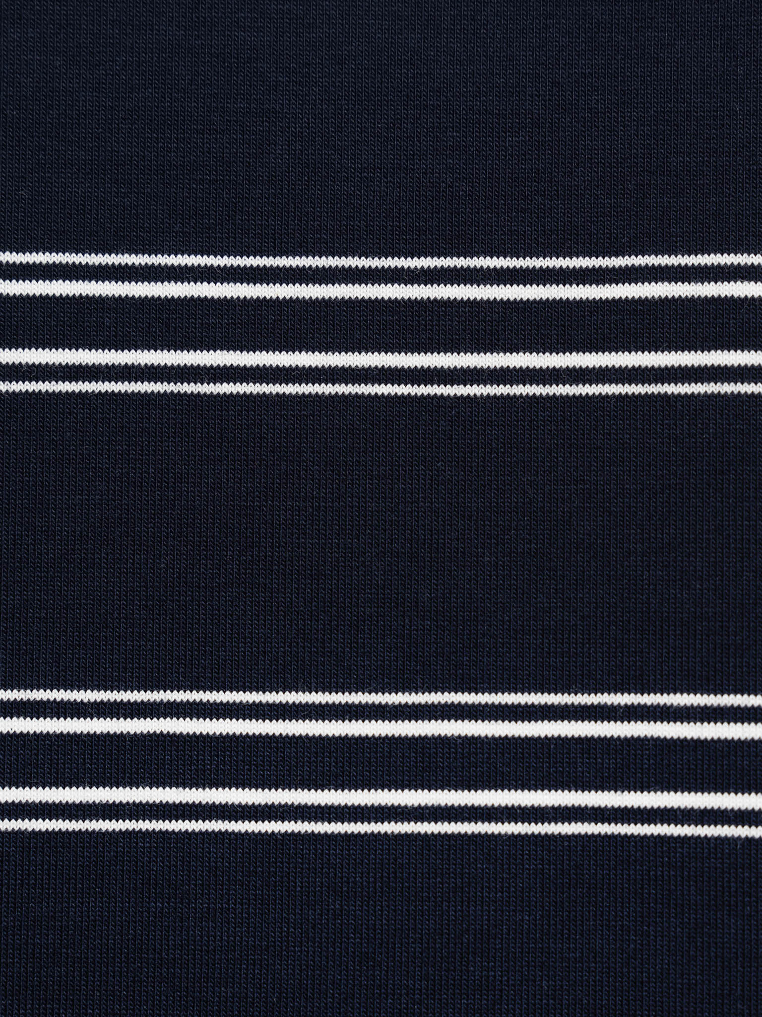 Loose-fitting cotton polo shirt with contrasting stripes