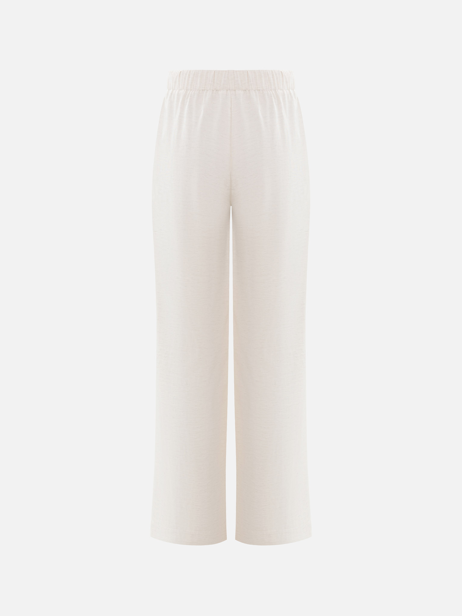 Loose-fitting trousers with a wide elasticated waistband