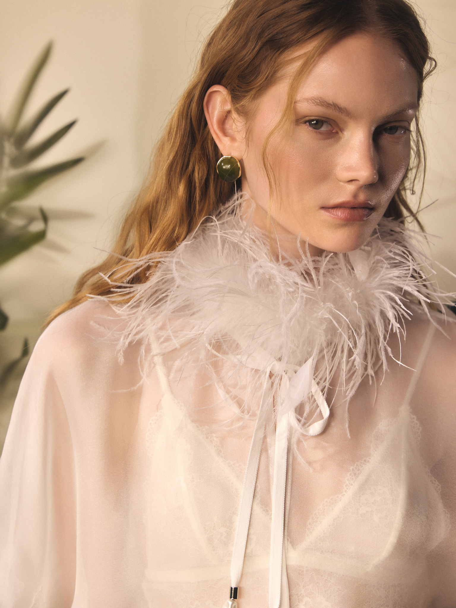 Feather necklace