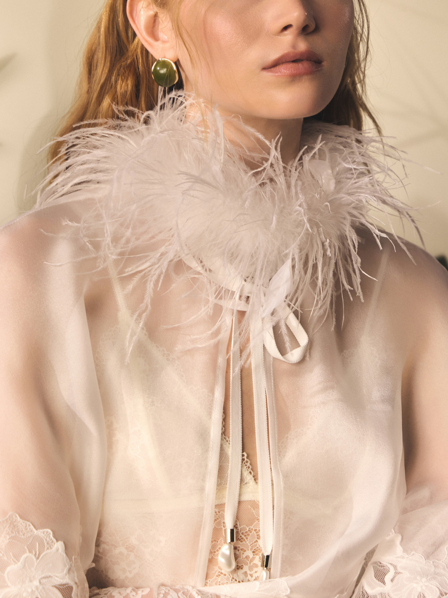 Feather necklace