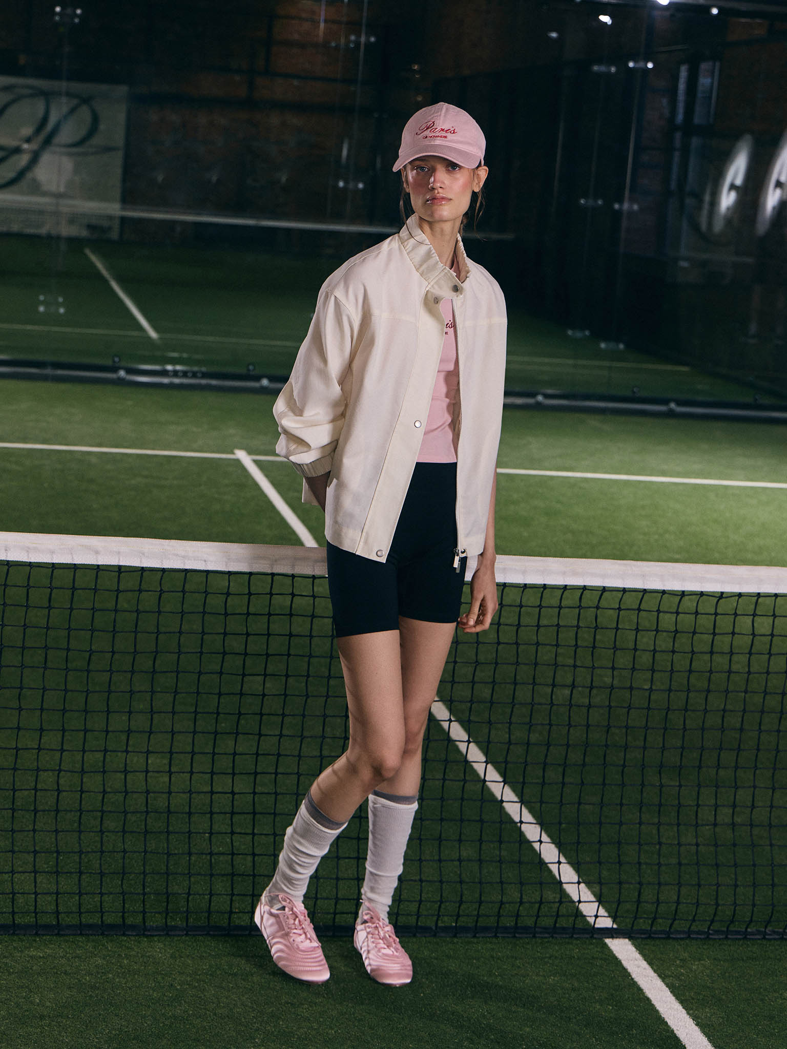 Sports jacket with press stud fastening