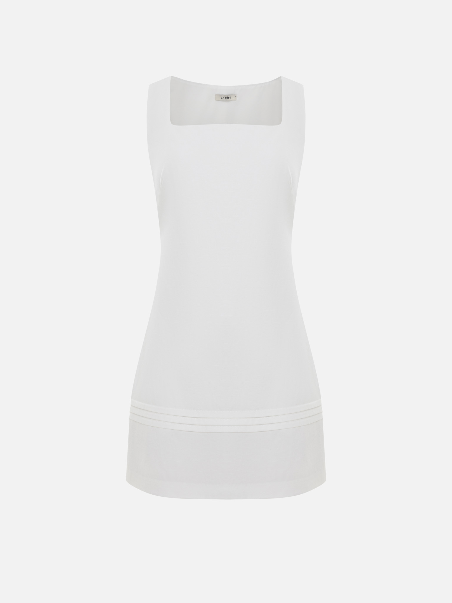 straight cut top dress Short, straight-cut dress Purple For Women