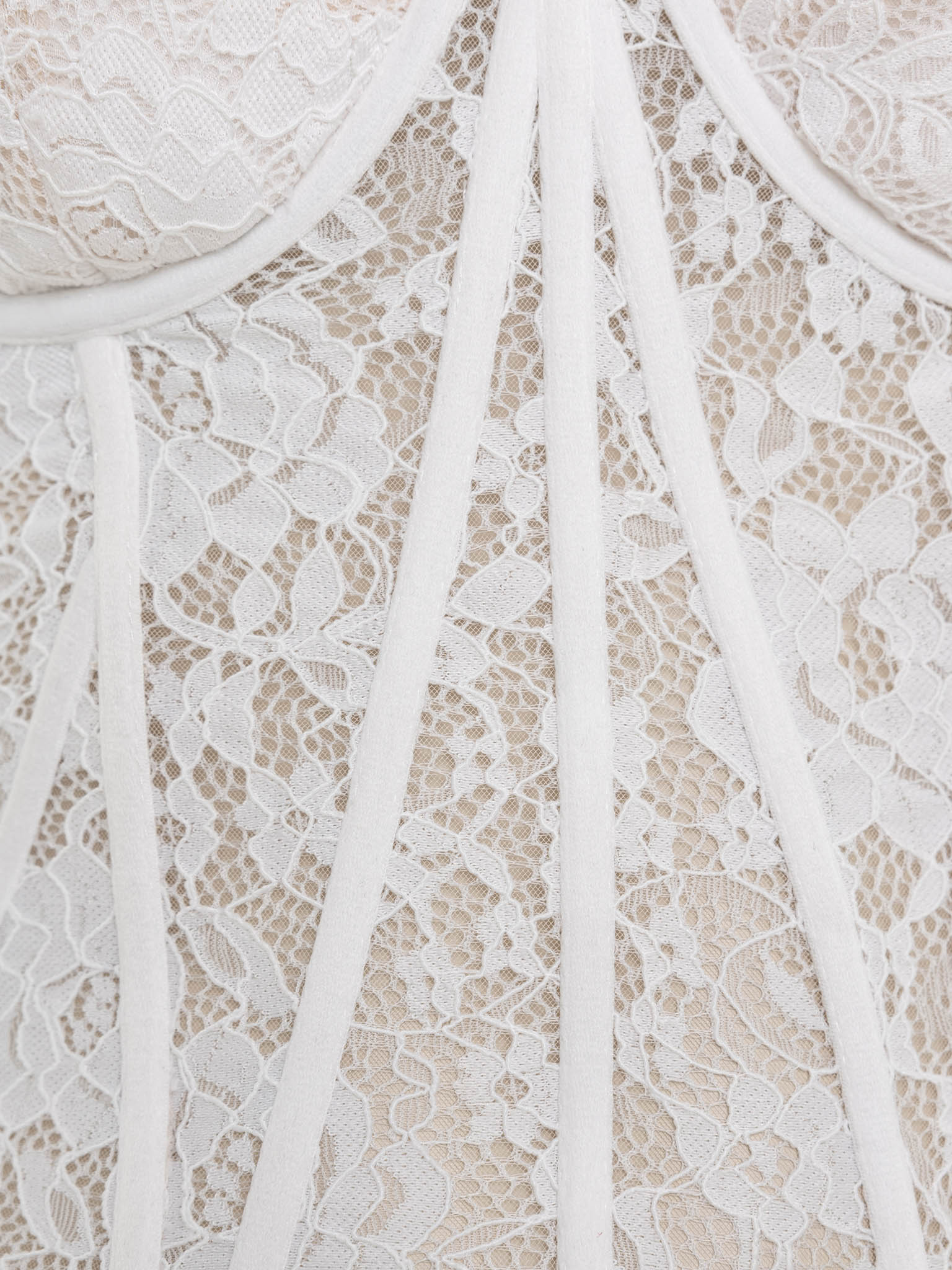 Lace corset with a matching choker