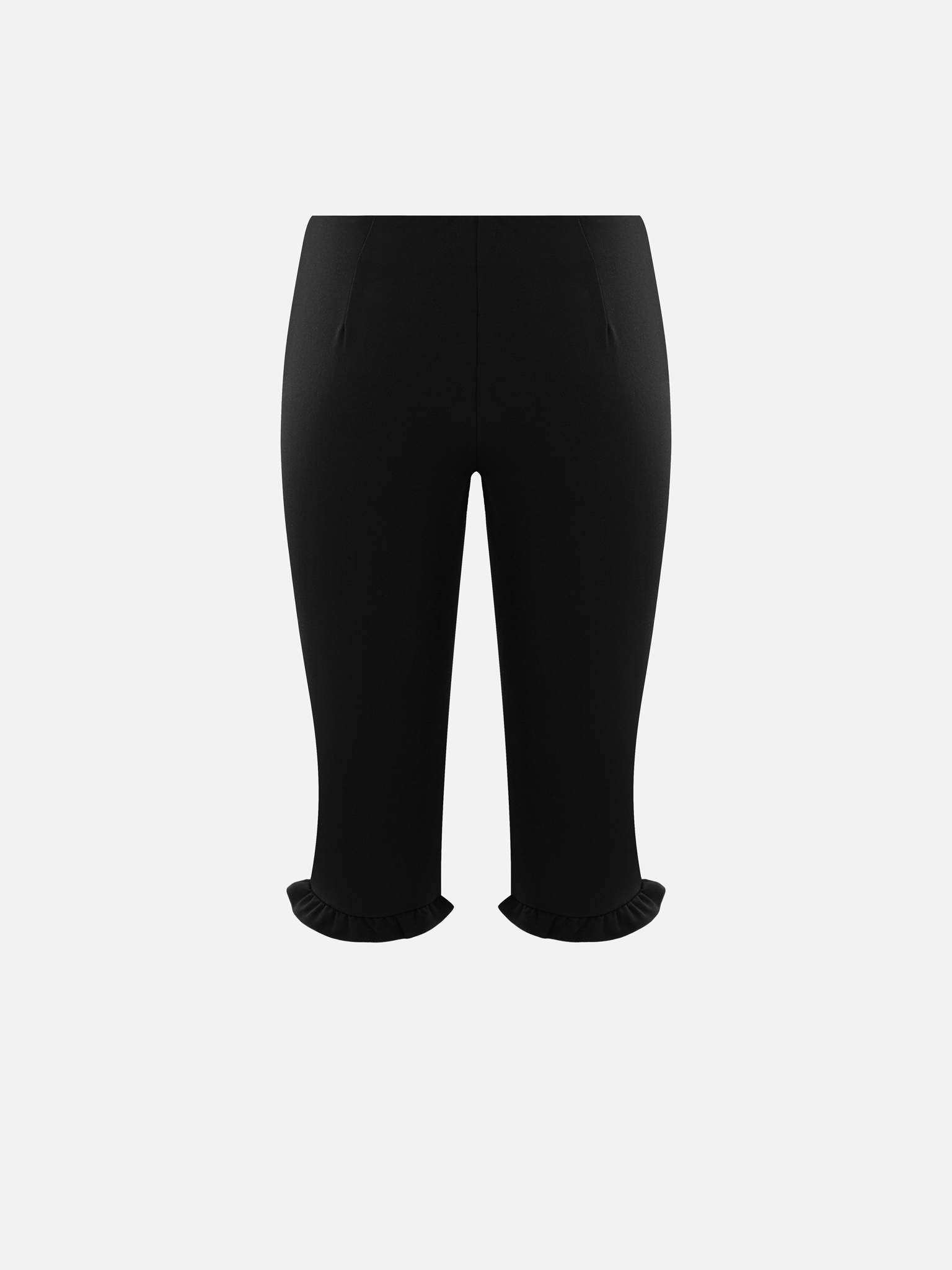 Capri trousers with ruffles on the pant legs :: LICHI - Online fashion ...
