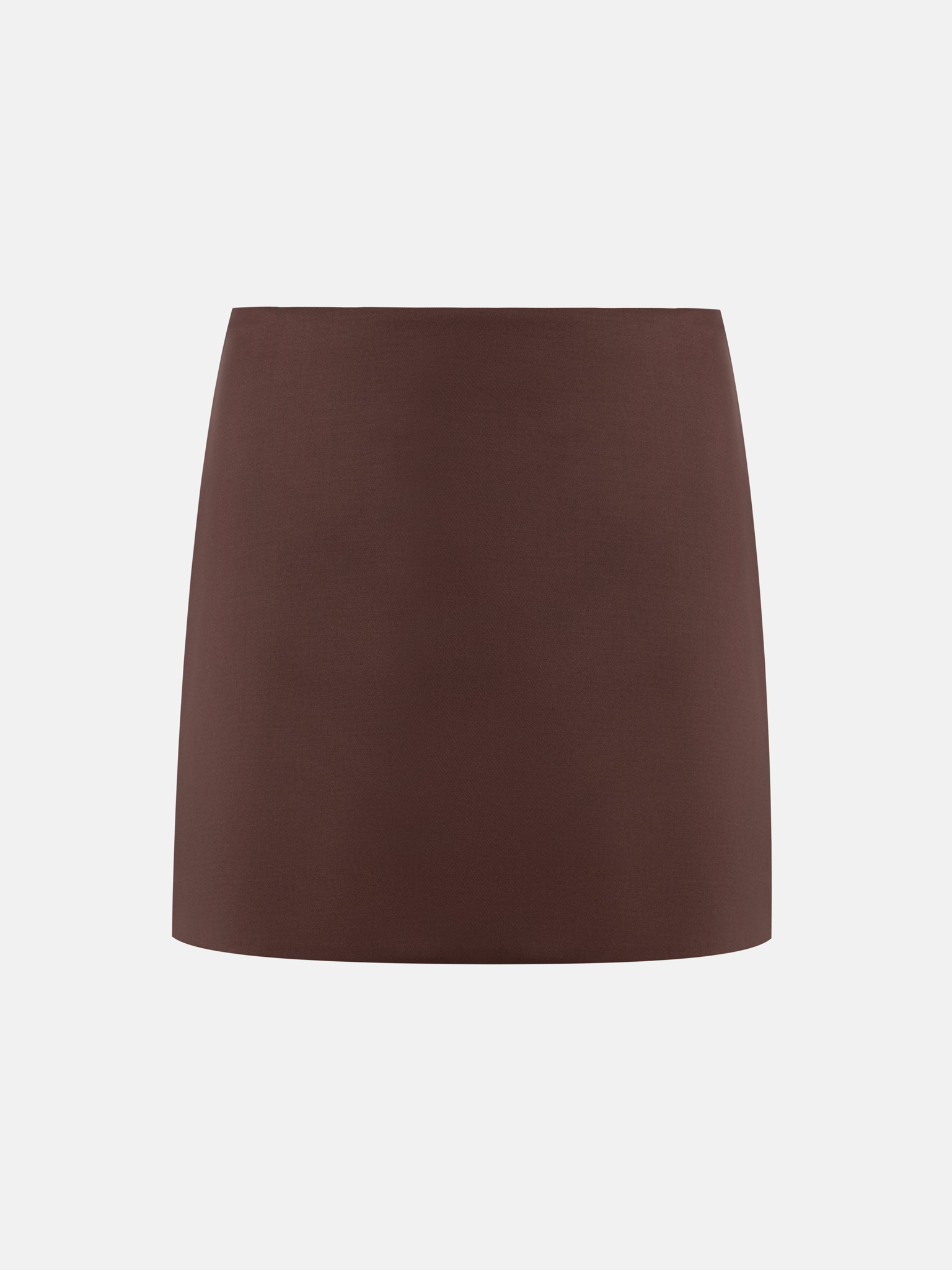 Low-rise mini skirt